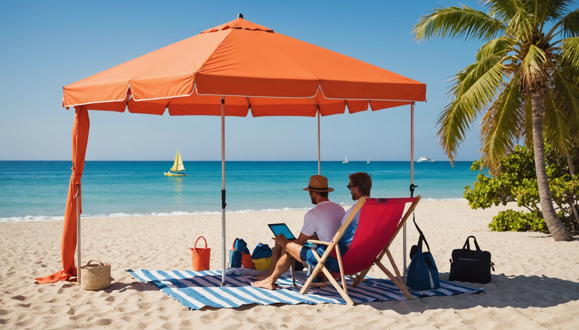 Imagem de Barraca de Praia vs. Gazebo vs. Guarda-Sol: Qual escolher?